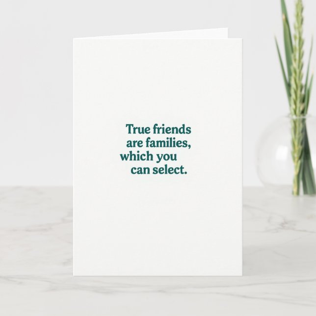 Best Friends Our Chosen Family Card Karte (Vorderseite)