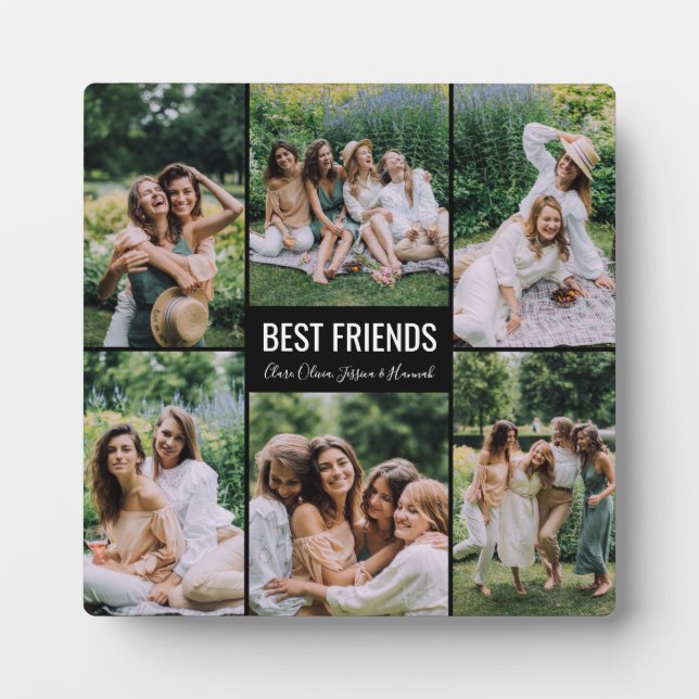 Best Friends personalisiert Foto Fotoplatte (Vorderseite)