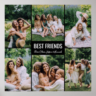 Best Friends Personalisiert Foto Poster