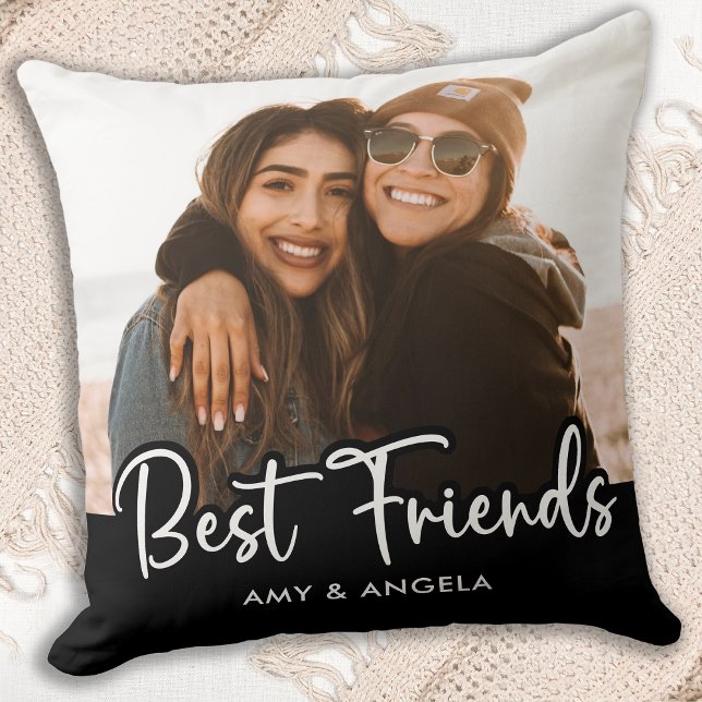 Best Friends Personalisiert Freundschaft 2 Foto Kissen (Von Creator hochgeladen)