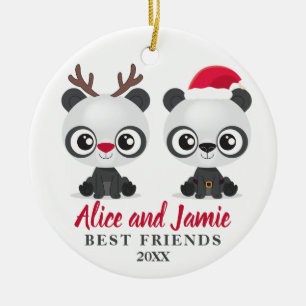 Best Friends personalisiert Keramik Ornament