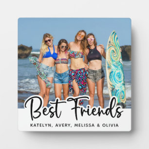 Best Friends Personalisiert Trendy Friendship Foto Fotoplatte