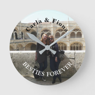 Best Friends Photo Wall Runde Wanduhr