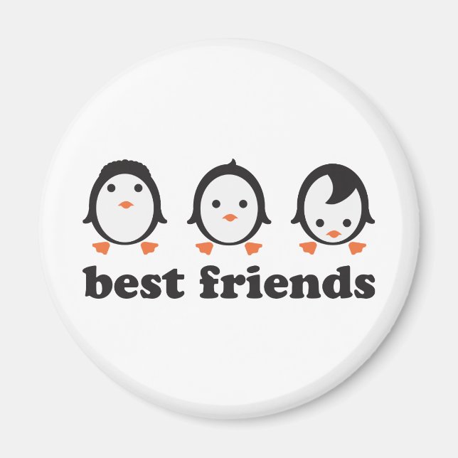 best friends - Pinguine Magnet (Vorne)