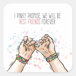 Best Friends Pinky Promise Sticker Siegel