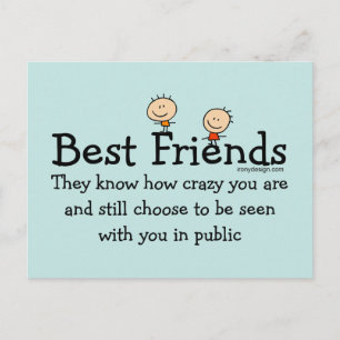 Best Friends Postkarte