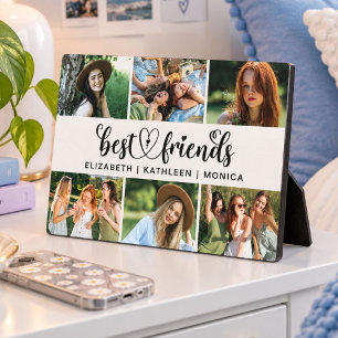 Best Friends Script Foto Collage Fotoplatte