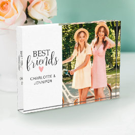 Best Friends Script Keepake Foto Block
