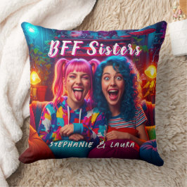 Best Friends Sisters Funny BFF Kissen
