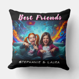 Best Friends Sisters Funny  Kissen