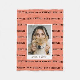 Best Friends Stilvolle BESTE FREUNDIN Pink Freunds Fleecedecke