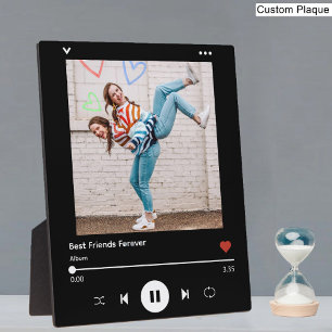 Best Friends Trendy Music Player BESTE FREUNDIN Fo Fotoplatte
