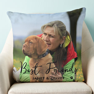 Best Friends Trendy Pet Hund Custom 2 Foto Kissen