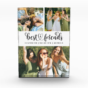 Best Friends Trendy Script Foto Collage