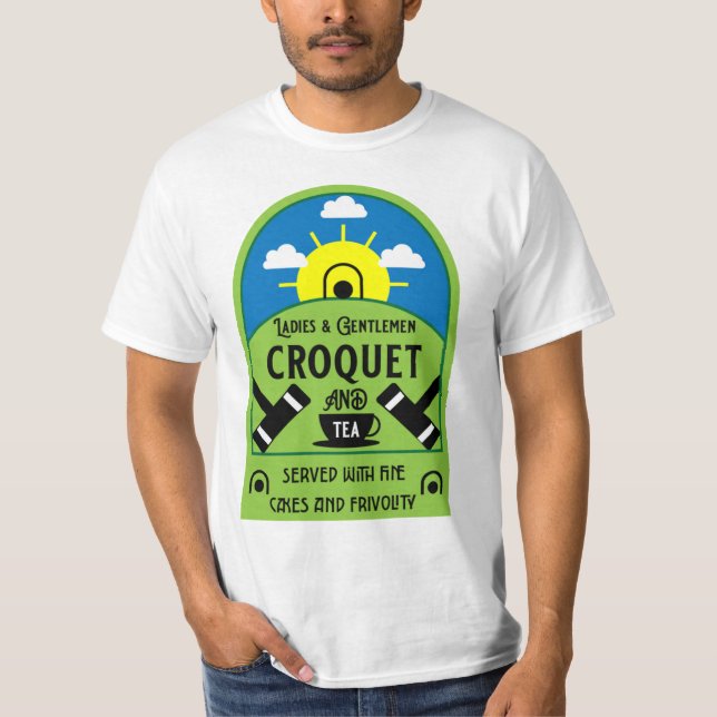Best Funny Croquet Game T - Shirt (Vorderseite)