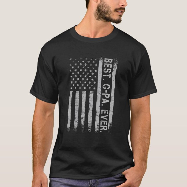 Best G Pa je America Flag Geschenk für Männer Vate T-Shirt