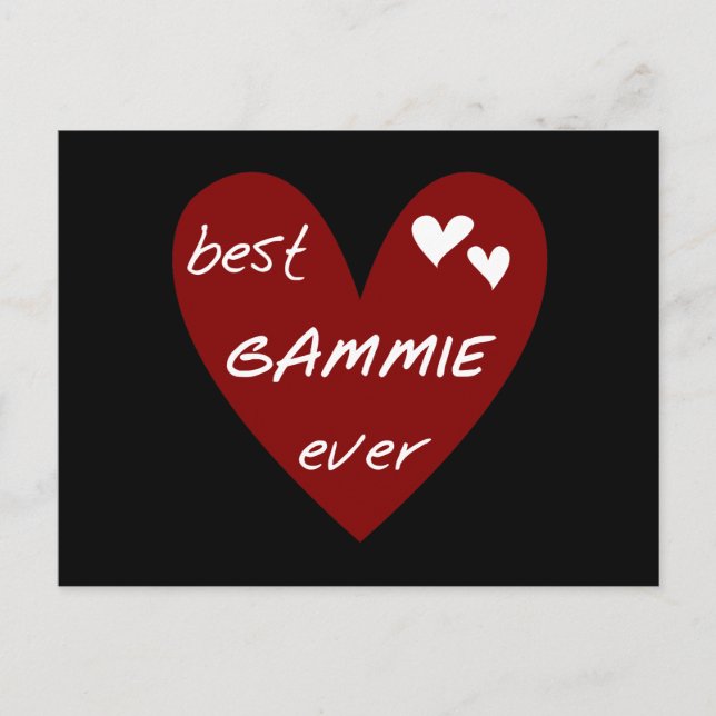 Best Gammie Ever Tshirts und Geschenke Postkarte (Vorderseite)
