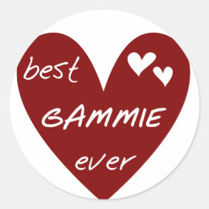 Best Gammie Ever Tshirts und Geschenke Runder Aufkleber