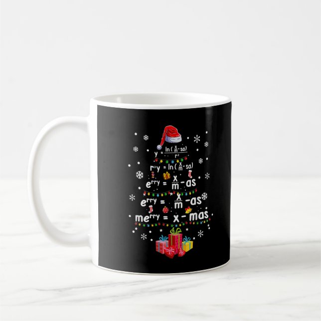Best Geometry Mathe Science Lehrer Weihnachtsbaum Kaffeetasse (Links)