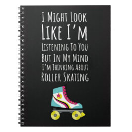 Best Gifts For Roller Skaters Typography Skating Notizblock