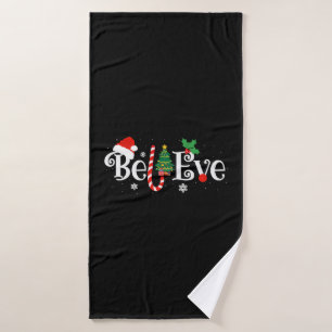 BEST GLAUBEN CHRISTMAS PAJAMA SHIRT JE Xmas Badehandtuch