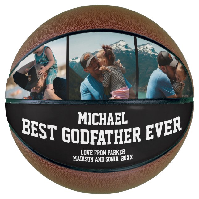 Best Godfather Ever Sports Fathers Day Uncle Basketball (Vorderseite)