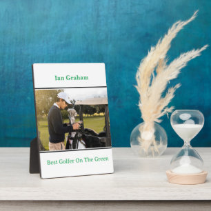 Best Golfer Plaque Fotoplatte