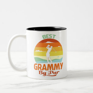 Best Grammy by Par Vatertag Golf Shirt Geschenk Zweifarbige Tasse