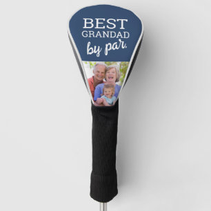 Best Grandad by par Modern blue Custom Foto Golf Headcover