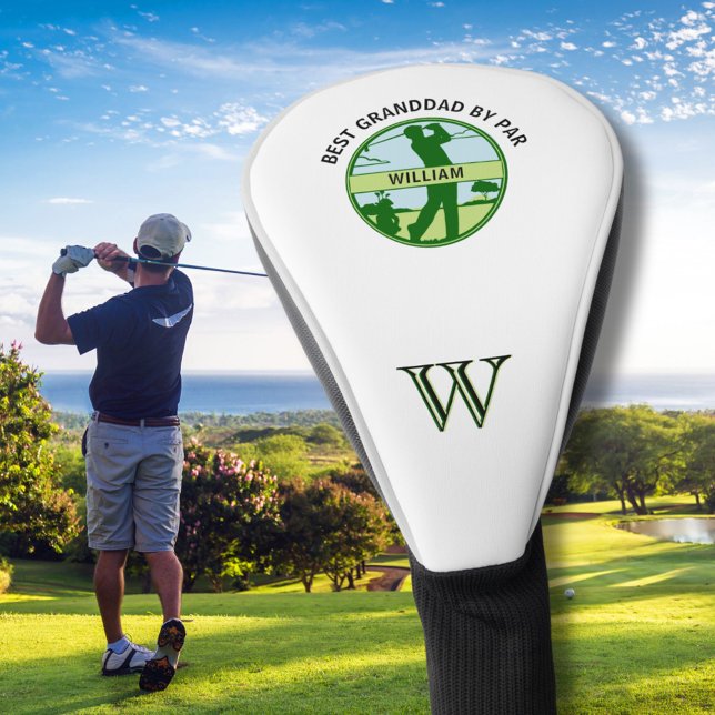 BEST GRANDDAD NACH PAR NAME CUSTOM MONOGRAM GOLF HEADCOVER (Von Creator hochgeladen)