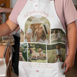 Best grandma chef ever custom photo collage  schürze