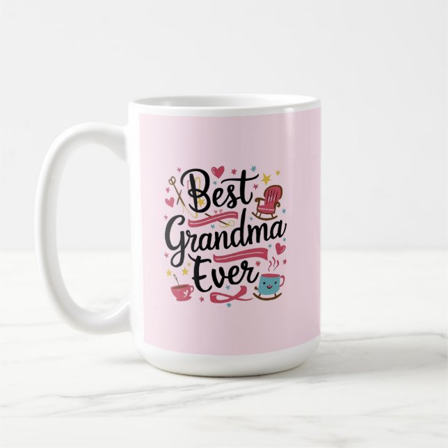 Best grandma ever kaffeetasse (Links)
