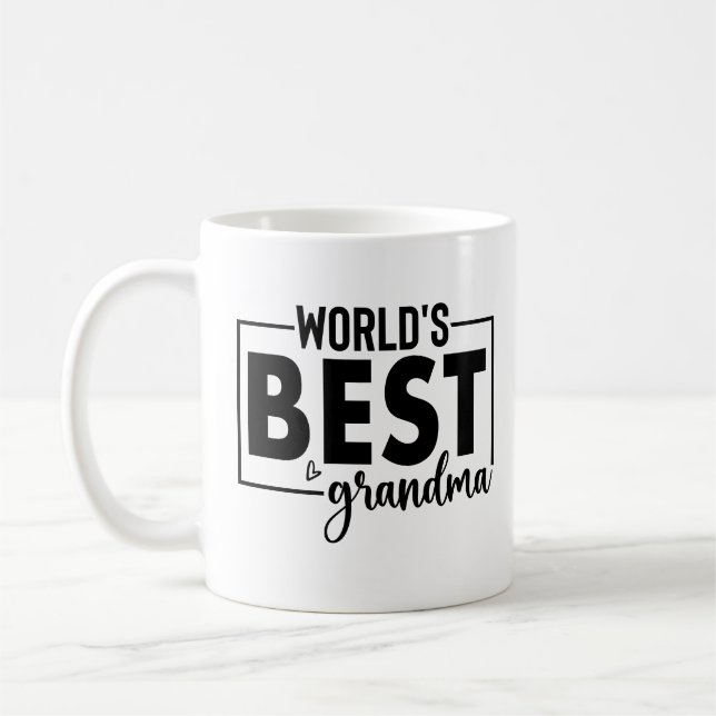Best Grandma Ever | Photo Grandparents Day Kaffeetasse (Links)