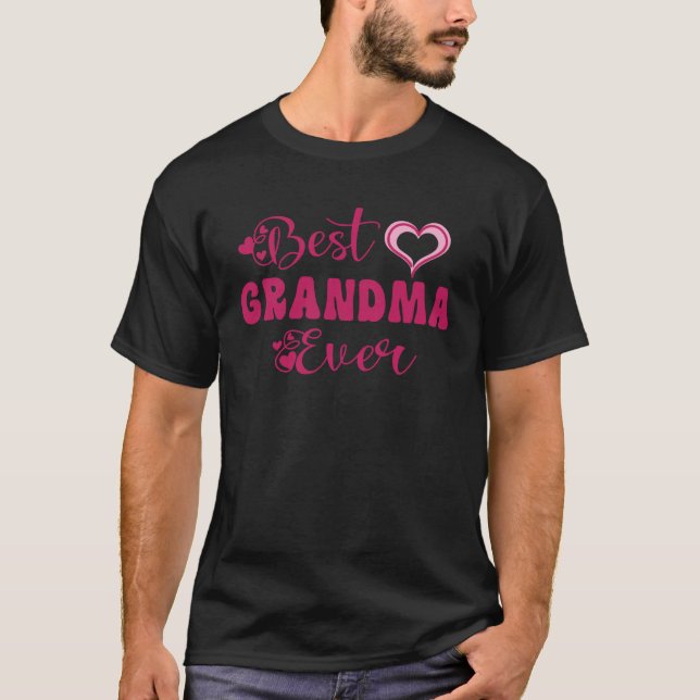 Best Grandma Ever T-Shirt (Vorderseite)