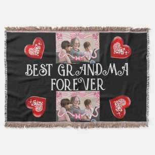 BEST GRANDMA FOREVER MIT GRANDKIDS FOTOS DECKE