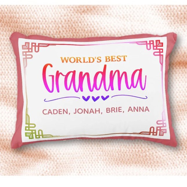 Best Grandma Gift! Personalized  Dekokissen (Von Creator hochgeladen)
