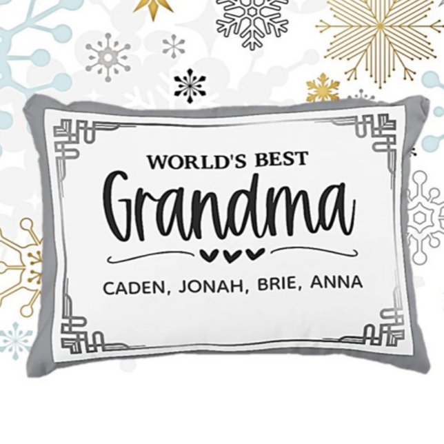 Best Grandma Gift! Personalized  Dekokissen (Von Creator hochgeladen)