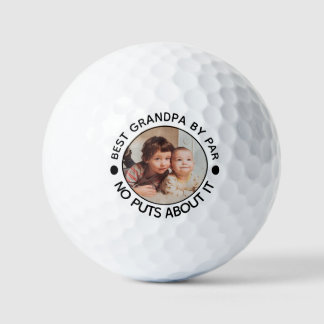 BEST GRANDPA BY PAR Foto Funny Großvater Geschenk Golfball
