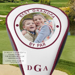 BEST GRANDPA BY PAR Foto Monogram Burgund Golf Headcover<br><div class="desc">Für den Golffreunde-Großvater erstellen Sie ein einzigartiges Foto-Golfkopfcover mit dem bearbeitbaren Titel BEST GRANDPA BY PAR und personalisiert mit einem Foto und seinem Monogramm in Bordeaux mit dem Vorschlag, die Bordeaux-Rohre zu koordinieren (weitere Rohrfarben sind auf der Bestellseite verfügbar). FOTO TIPP: Wählen Sie ein Foto mit dem Thema in der...</div>