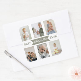 Best Grandpa Ever | Custom Photos Sticker