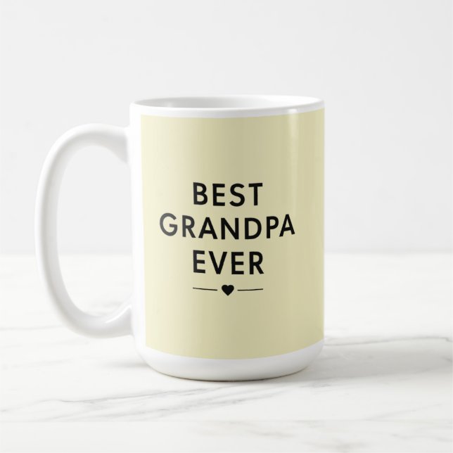 Best grandpa ever  kaffeetasse (Links)