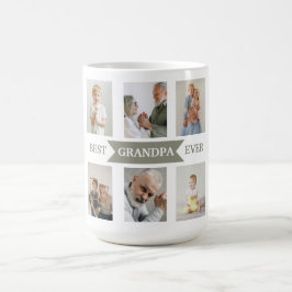 Best Grandpa Ever – Personalized Photos Mug Kaffeetasse