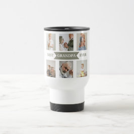 Best Grandpa Ever – Personalized Photos Travel Mug Reisebecher