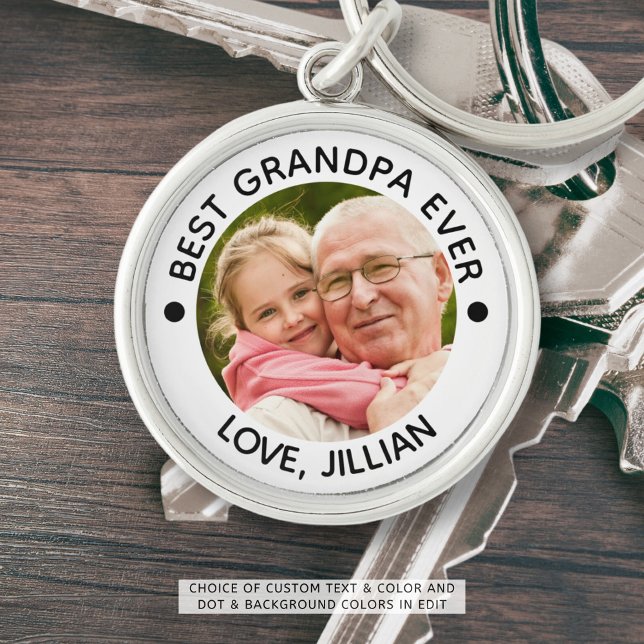 BEST GRANDPA JE EIN Foto Personalisiert Schlüsselanhänger (Von Creator hochgeladen)