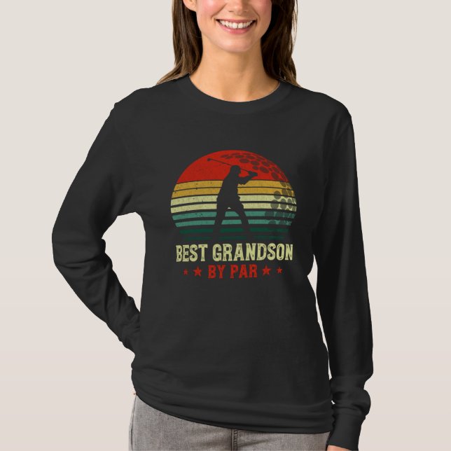 Best Grandson By Par Daddy Father s Day Golf  Golf T-Shirt (Vorderseite)