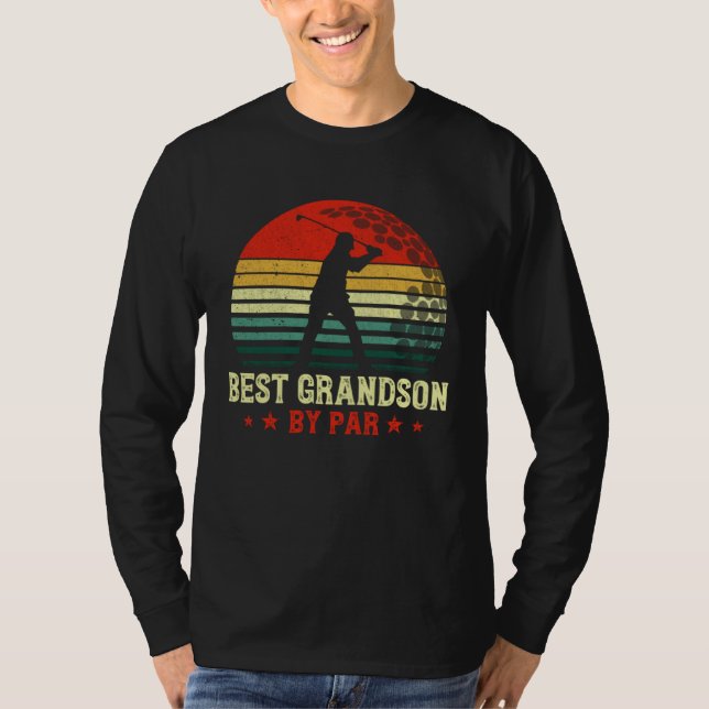 Best Grandson By Par Daddy Father s Day Golf  Golf T-Shirt (Vorderseite)