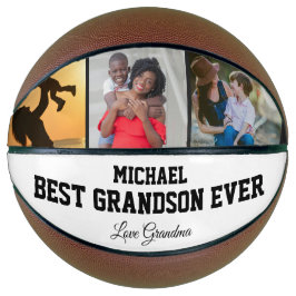 Best Grandson Ever Valentines Day Grandma Sports Basketball