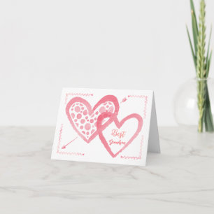 Best Grandson Valentine Card Feiertagskarte