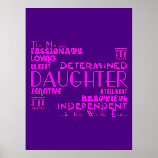 Best & Greastest Daughters Geburtstage : Qualität Poster (Vorne)