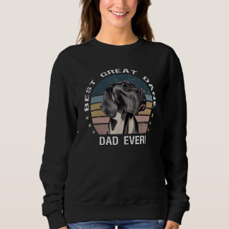 Best Great Dane Vater jemals Vintag Great Dane Ret Sweatshirt